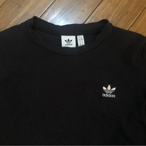 Adidas cropped long sleeve size medium - Picture 2 of 2